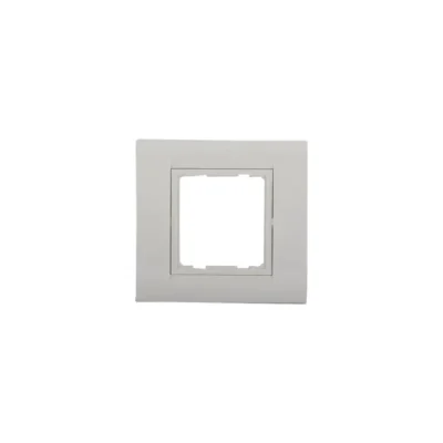 Anchor Tresa Plate with Frame, White