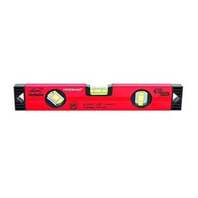Freemans Spirit Level, Aluminium, Magnetic, 30cm (12")